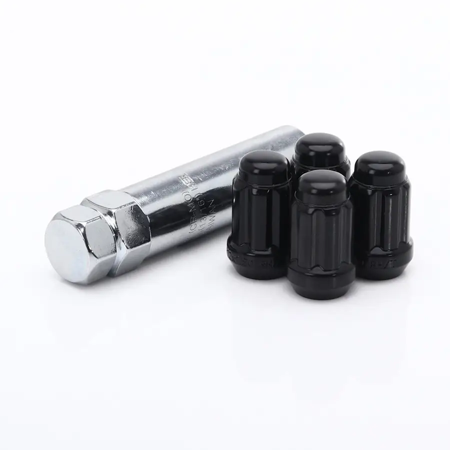 Anti-theft Lug Nuts JR ATN1 - 12x1.5 Black