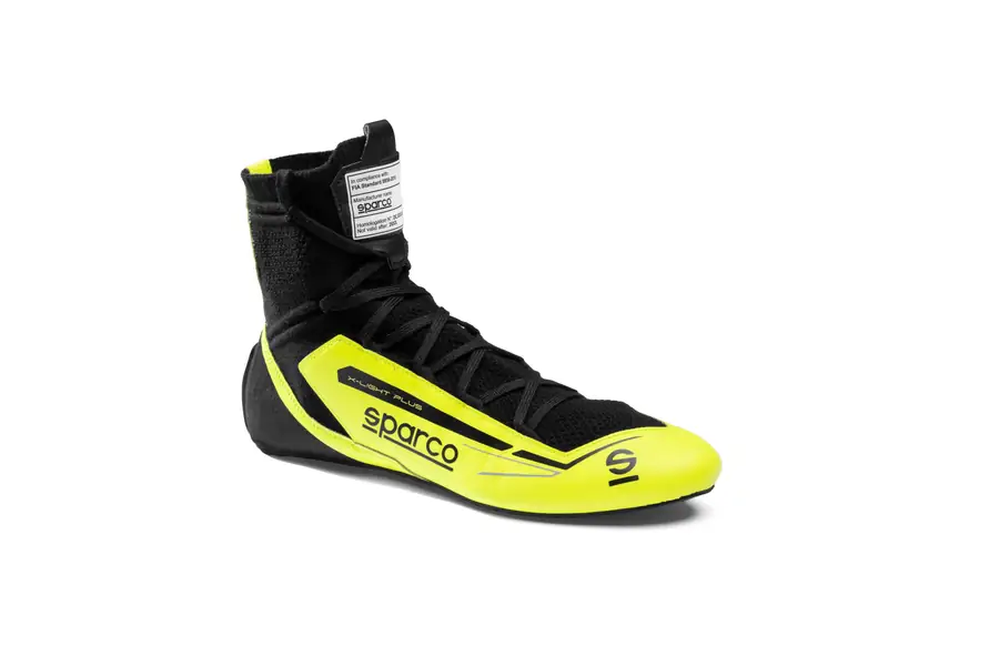Botines racing Sparco X-LIGHT Plus AMARILLAS/NEGRAS talla 42