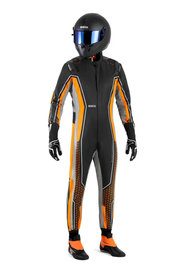 Mono karting Sparco Traje karting K50 SUPERLEGGERA-K negro/naranja talla 52