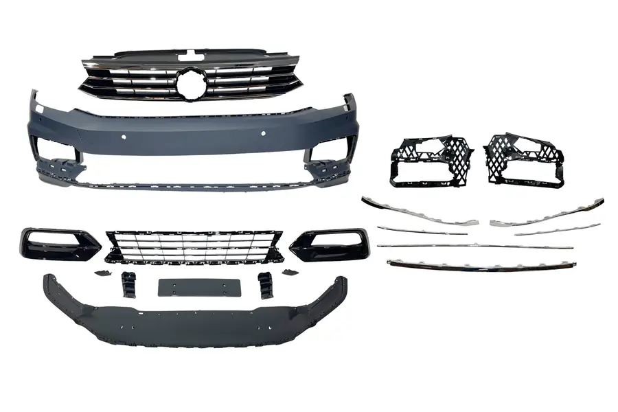 Paragolpes delantero Volkswagen Passat 2015 Look R - Plástico ABS