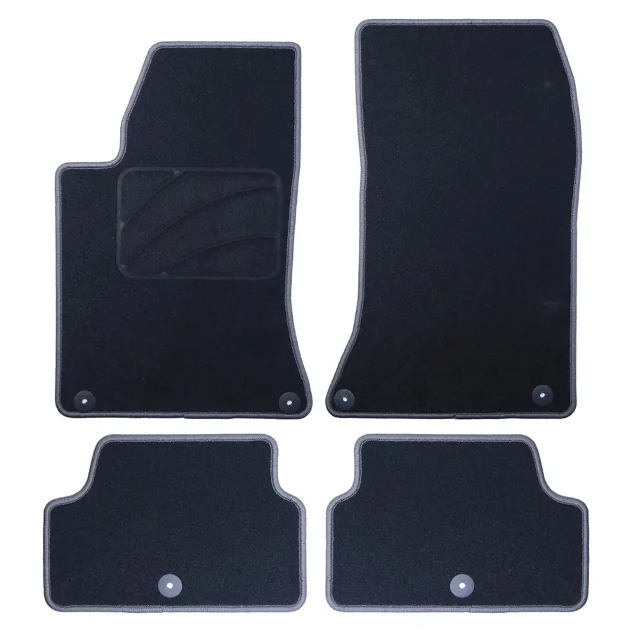 OCC Design Alfombrilla A Medida Infinity Q30 (2015-Presente) 5Pz Ribete Gris Oscuro