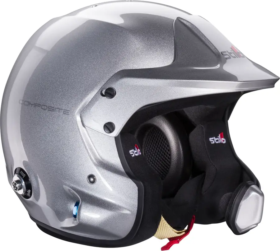 Casco Stilo Venti Wrc rally Composite Snell SA2020 FIA 8859-15 HANS FIA 8858-10 gris/INTERIOR negro 59