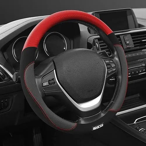 Sparco Funda de volante S122 ROJO