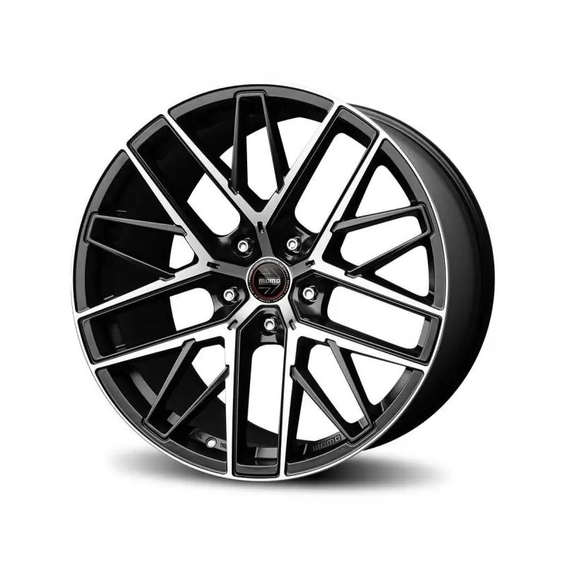 Llanta MOMO RFX01 Negro Mate Pulido F1 10x21 PCD130 ET45 CB71.5