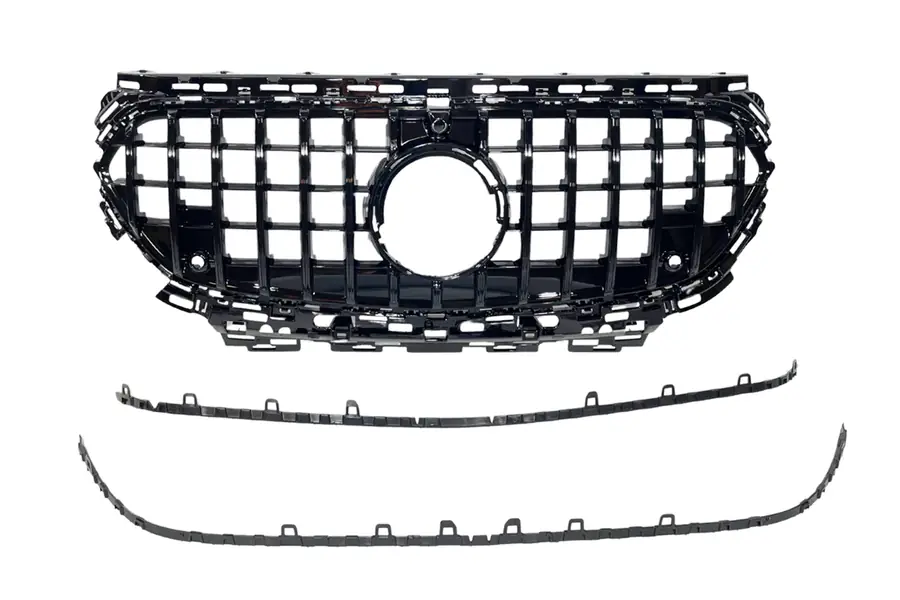 Parrilla Mercedes W214 Look GT FULL BLACK - Plástico ABS