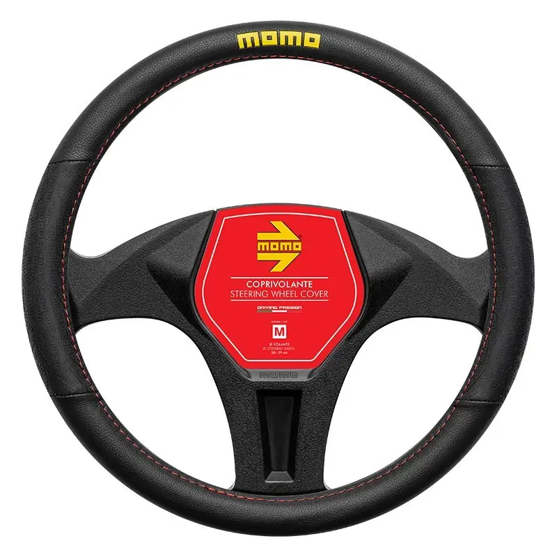 Funda de volante MOMO LAP BLACK-RED M 38-39 cm