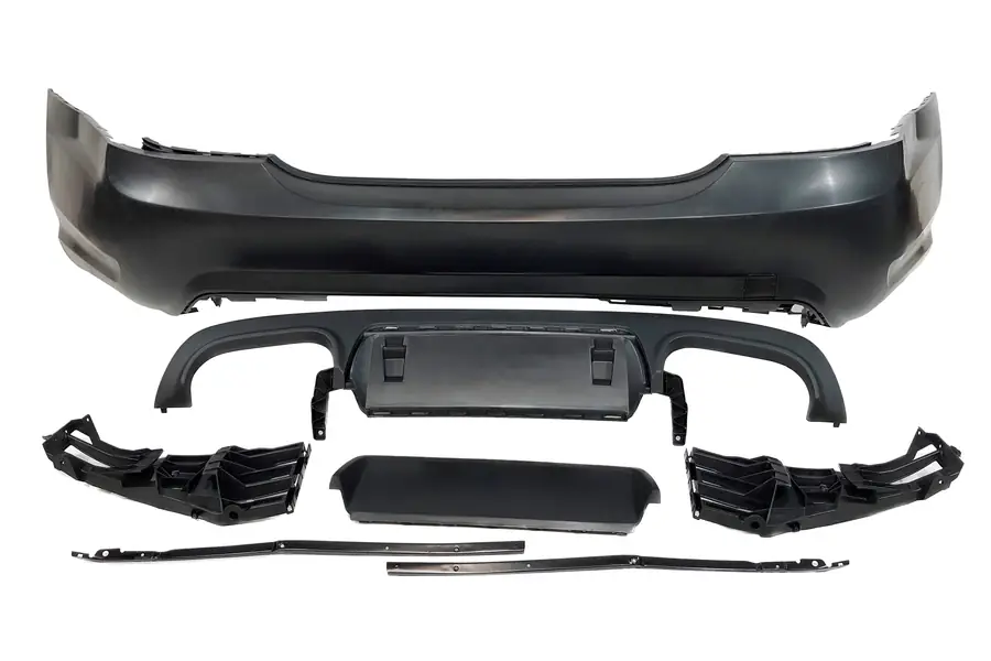 Paragolpes trasero Mercedes W221 2006-2012 Look S65 - Plástico ABS