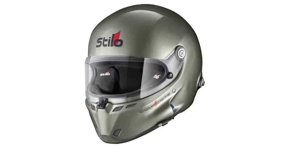 Casco circuito Stilo ST6F titanio Composite FIA 8859-24 SA2025 HANS FIA 8858-10-TALLA 58
