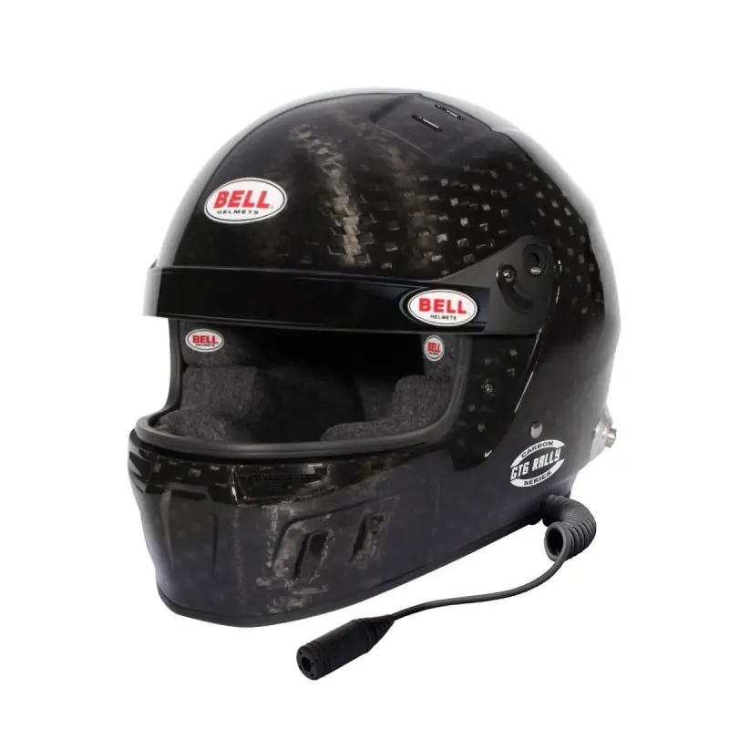 Casco rally Bell GT6 Carbon (HANS) interior marrón talla XXXL(65 - 66) FIA 8859-2024/SA2020