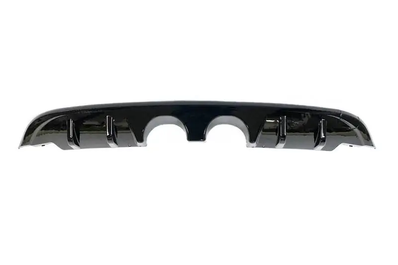Difusor trasero Volkswagen Golf 6 look R20 Negro Brillante - Plástico ABS