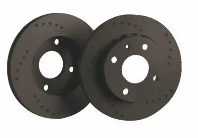 Discos de freno deportivos Black Diamond KBD1456 para Toyota Rav 4 Mk4 (12 -) All Models Rear Disc 12