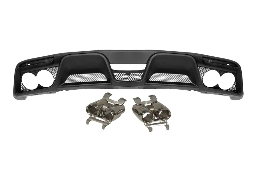 Difusor trasero Ford Mustang 2015-2017 look GT350 - Plástico ABS