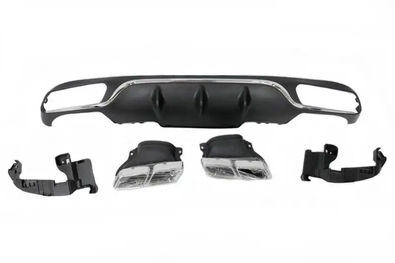 Difusor trasero Mercedes W213 4 puertas / Station Wagon look AMG E63 ABS - Plástico ABS