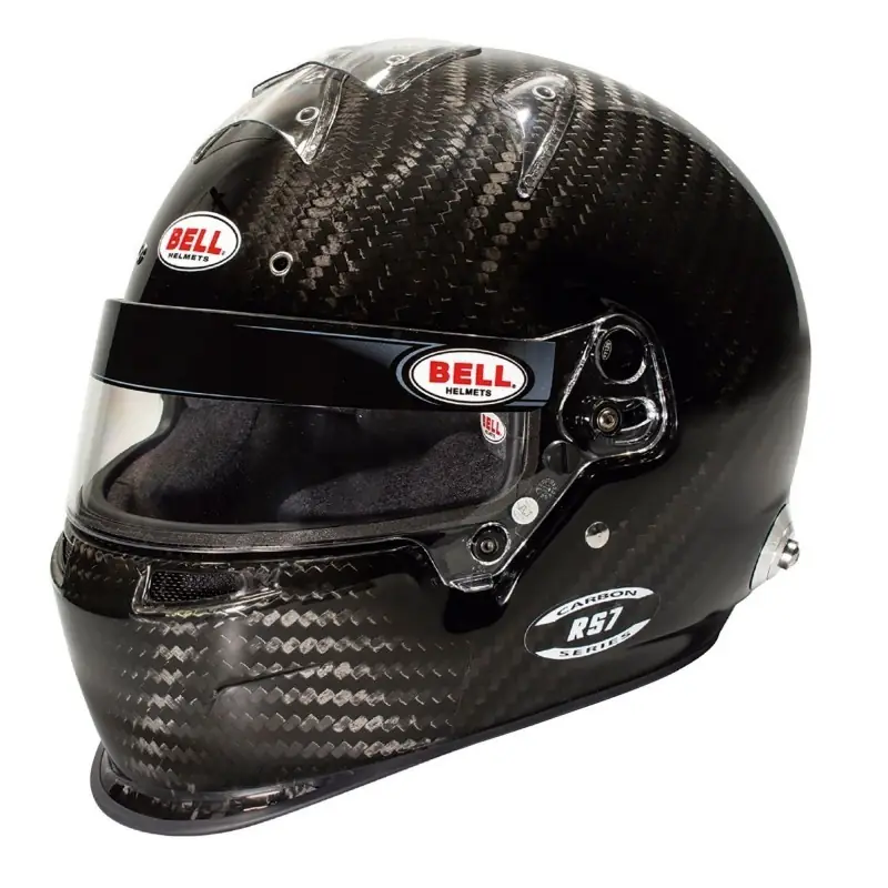 Casco Bell RS7 Carbon Duckbill (HANS) interior azul talla 59 FIA 8859/SA2020