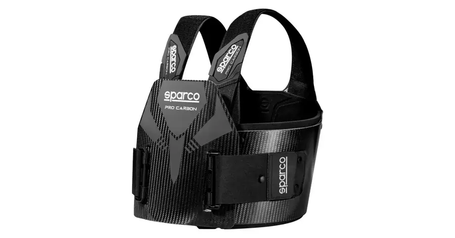 Costillar Sparco Pro Carbon FIA 8870-2018 talla XS negro