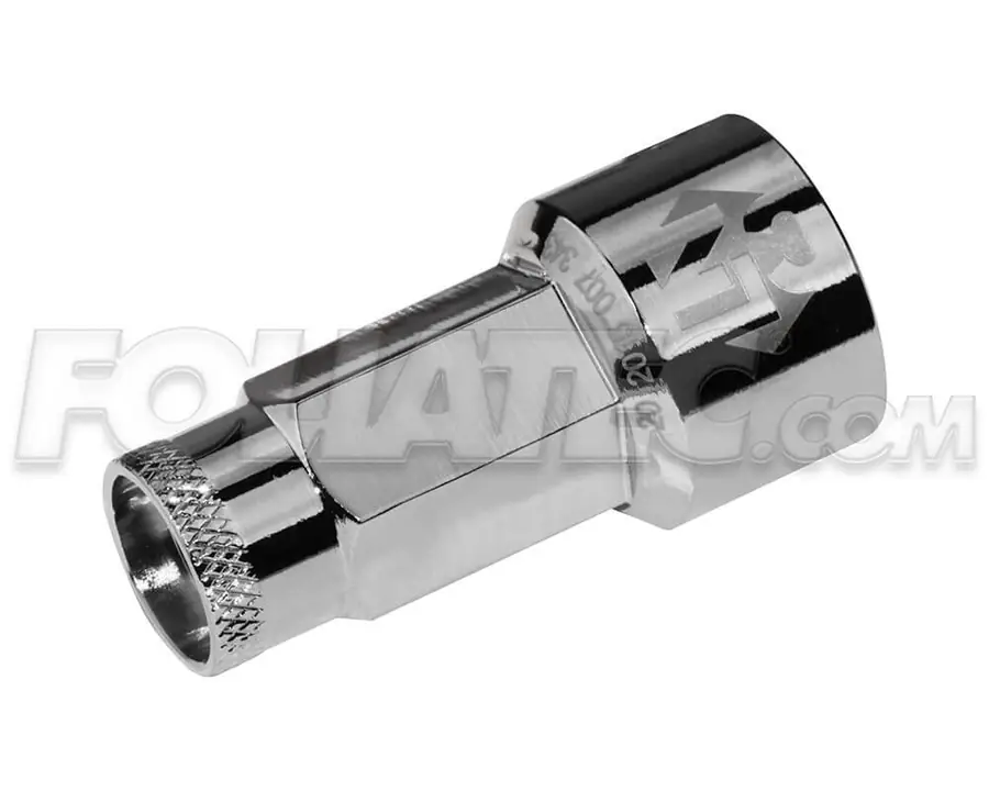 Foliatec Tapa para Tornillo de Llanta Cromado Medida Llave 19 mm 1 Pieza