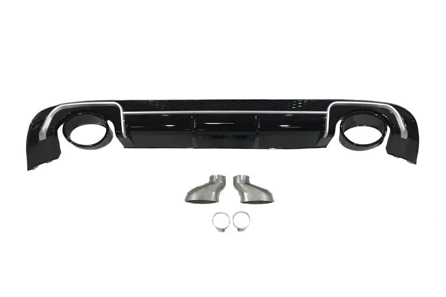 Difusor trasero Audi A3 V8 4 puertas (Sedan) 2013-2015 Look RS3 ABS - Plástico ABS