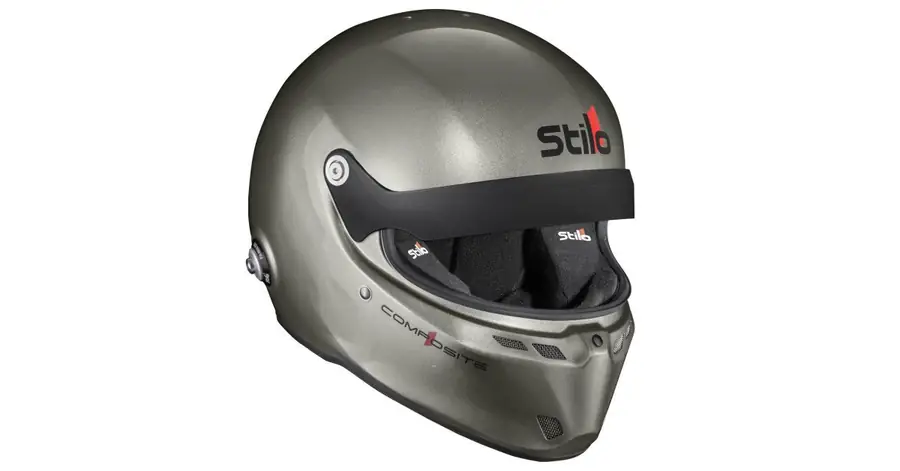 Casco circuito Stilo ST6GT N titanio Composite FIA 8859-24 SA2025 HANS FIA 8858-10-TALLA 58