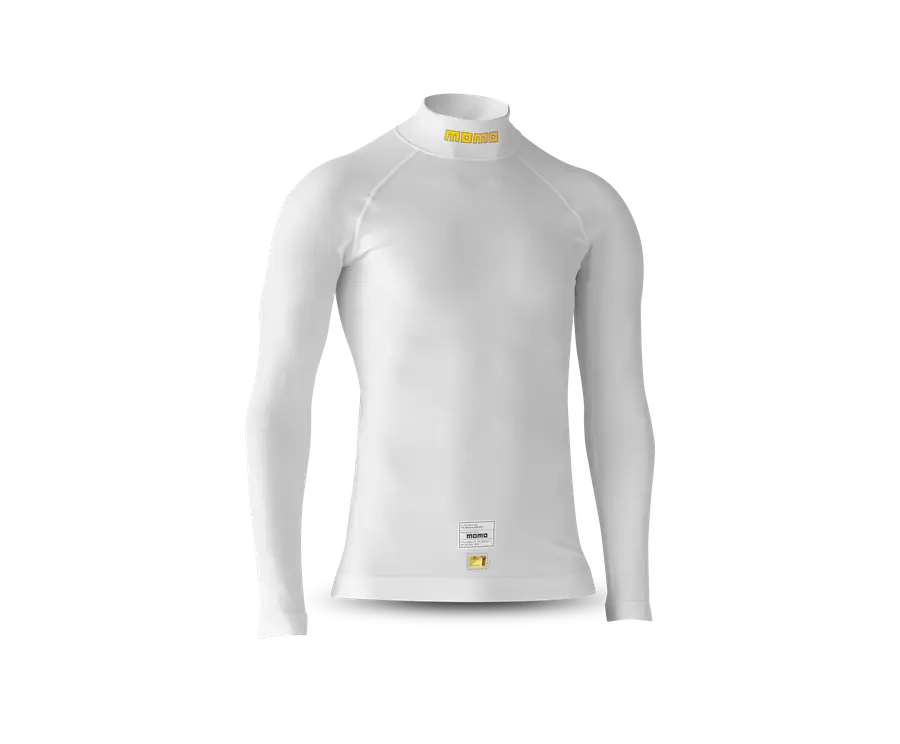 Camiseta MOMO interior Ignifuga High Col. Pro blanco 3XS