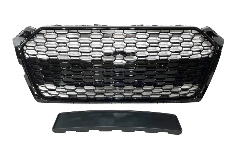 Parrilla Audi A5 2018-2020 Look RS5 Negro brillante Cámara - Plástico ABS