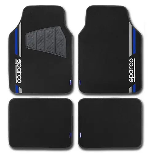 Sparco Alfombra Moqueta Corsa Azul
