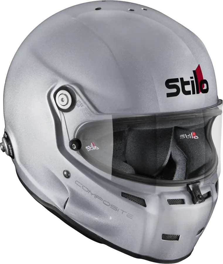 Casco Stilo ST5 F Composite Turismo Snell SA2020 FIA 8859-15 HANS FIA 8858-10 gris/INTERIOR negro -64