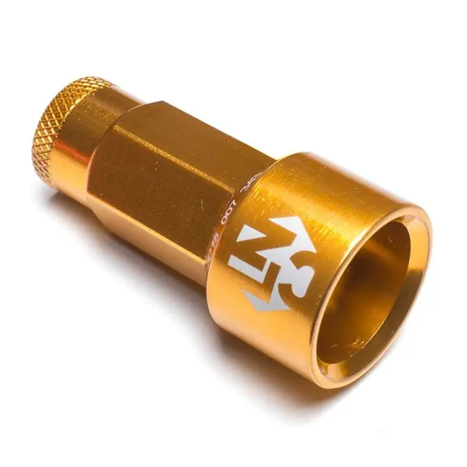 Foliatec Tapa para Tornillo de Llanta Dorado Anodizado Medida 19 mm 1 Pieza