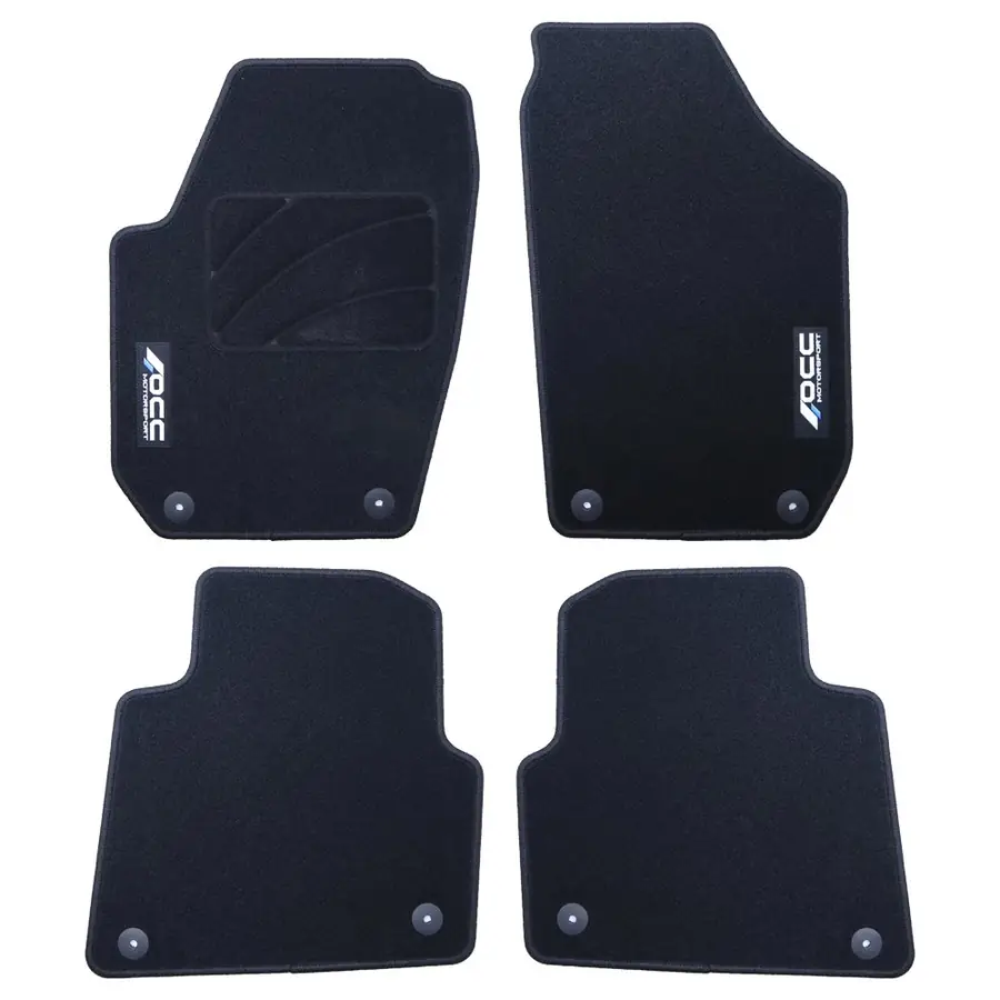 OCC Design Alfombrilla a medida SKODA ROOMSTER (2006-2015) 5 LOGOTIPO OCC