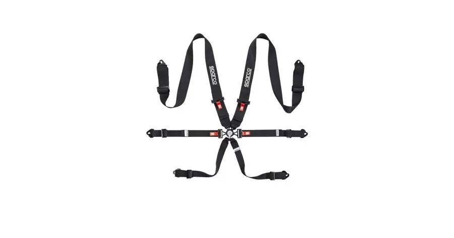 Arnés racing Sparco Arnes Competition H3PD Acero FIA negro