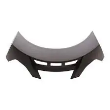 Rear negro Spoiler para GP8 - KJ8 Series Cascos OMP