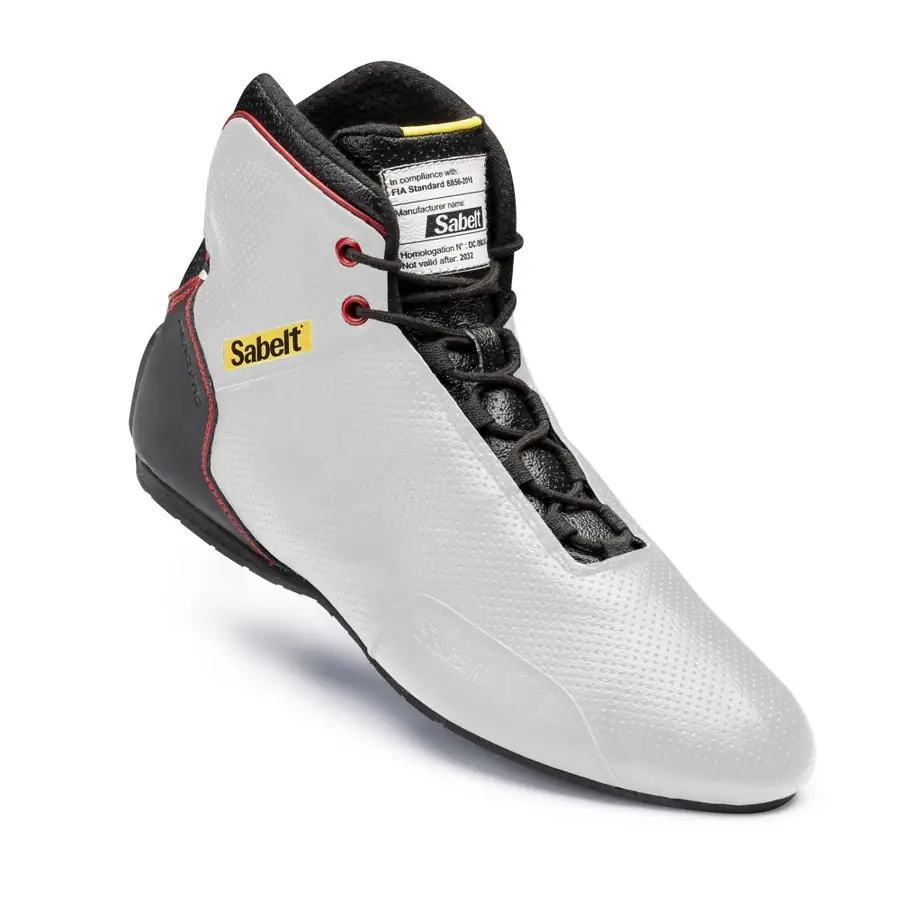 Botines racing Sabelt Hero Pro TB-10.1 FIA 8856-2018 Blancas talla 42