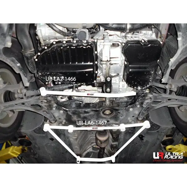 Barra estabilizadora / refuerzo Ultra Racing UR-LA2-1466 para Volkswagen Tiguan 1St Gen (5N) 1.8 Tsi 2Wd China Domestic 2009-2017