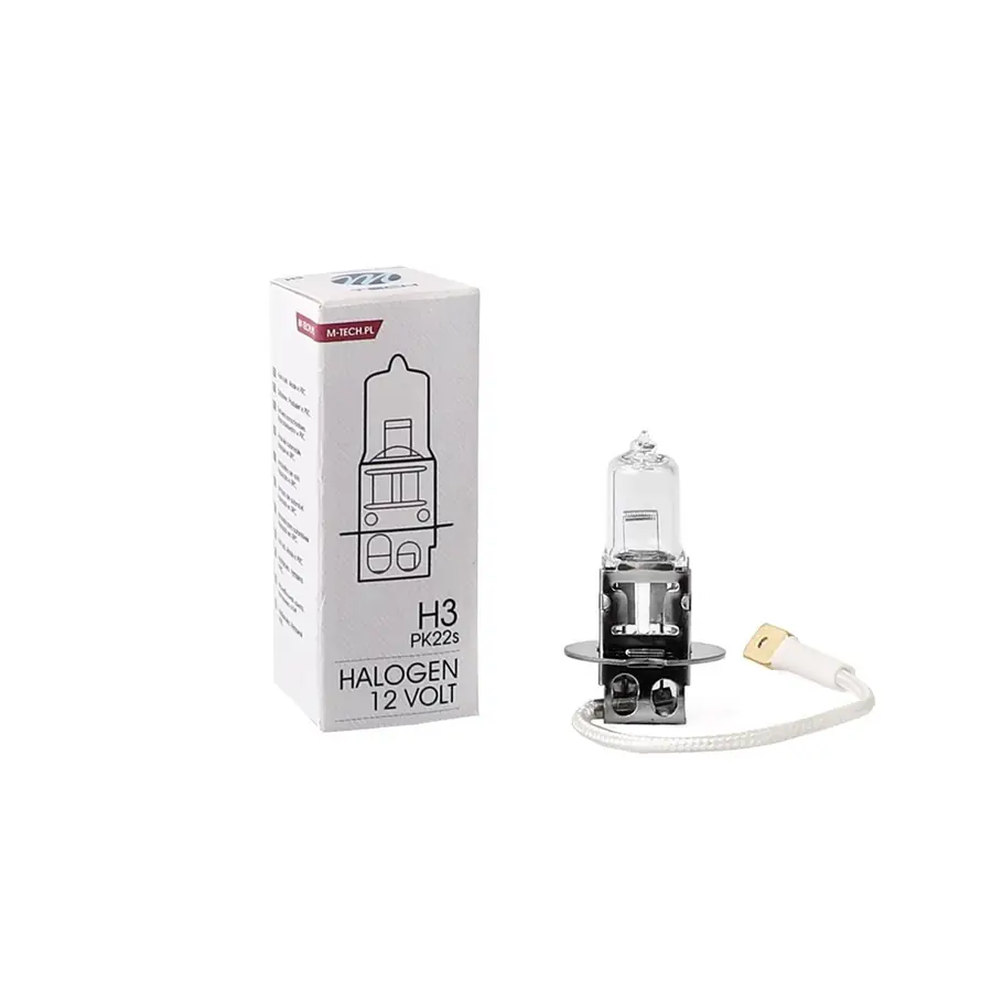 Lámpara Halógena M-Tech Pk22S 12V/55W H3