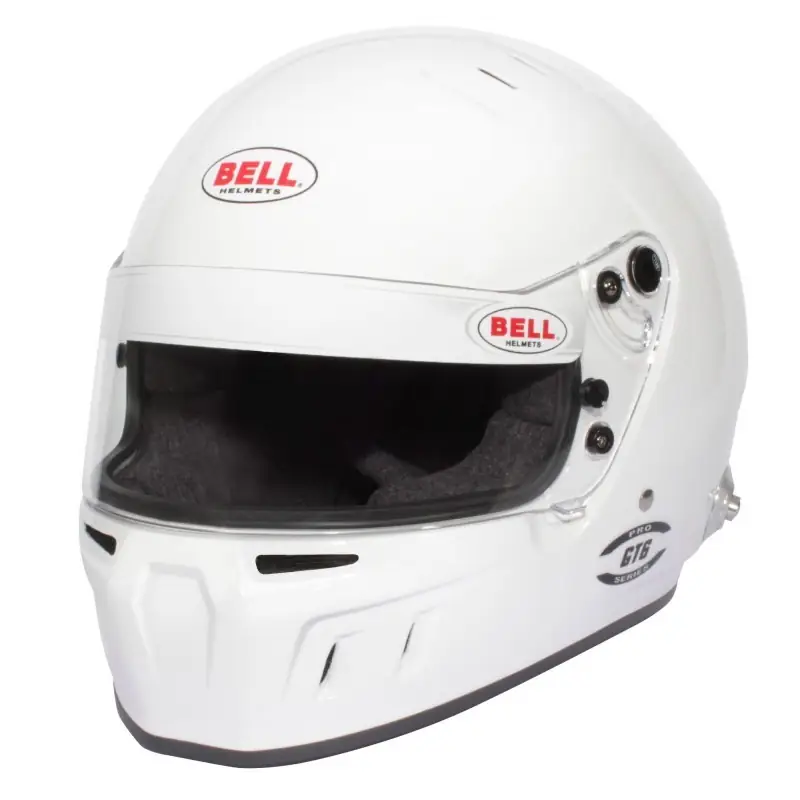 Casco Bell GT6 blanco (HANS) talla 2XL (63) FIA 8859/SA2020