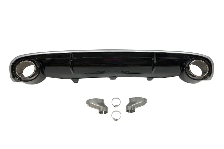 Difusor trasero Audi A7 2011-2014 Look RS7 ABS - Plástico ABS