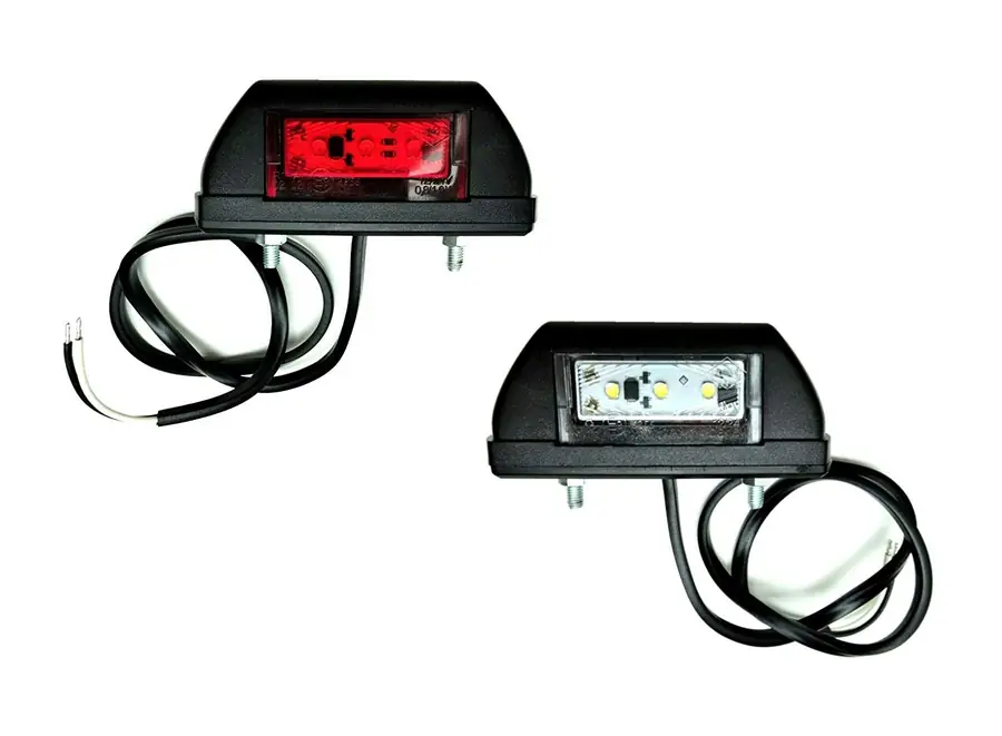 M-Tech Luz De Gálibo Horpol LED Hor63 Ld703 12/24V ECE Blanco-Rojo