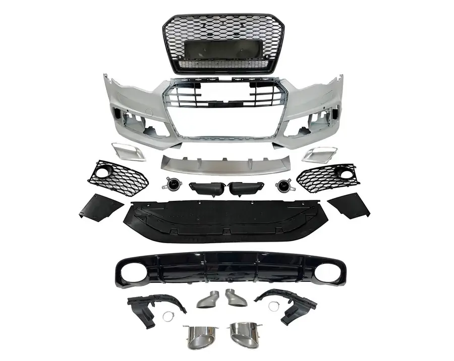 Kit de carrocería Audi A6 / A6 AVANT 2015- 2018 C7 S-LINE LOOK RS6 ABS - Plástico ABS