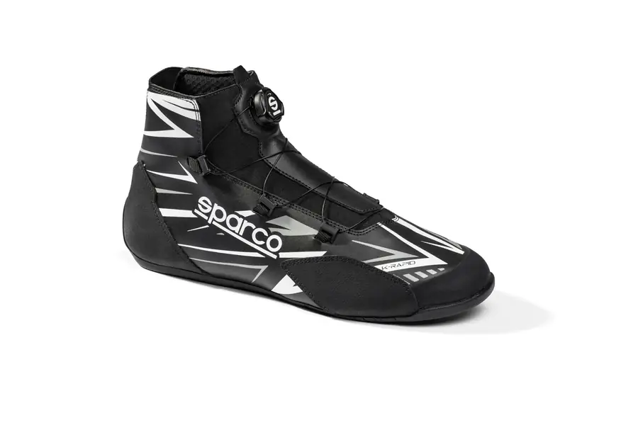 Botines karting Sparco K Prime negro/blanco talla 42