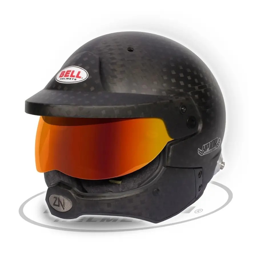 Casco rally Bell HP10 Ww (HANS) interior blanco talla 58 FIA 8860-2018