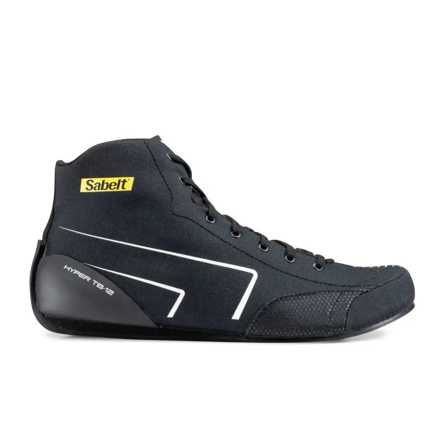 Botines racing Sabelt FIA 8856-2018 Hyper Leather Negros TB-12 Eu 38