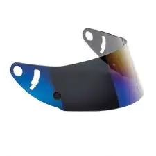 Iridium azul Visor para GP8 - KJ8 Series Cascos OMP
