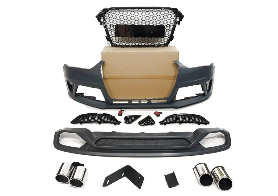 Kit de carrocería Audi A4 B8.5 2013-2015 Look RS4 ABS - Plástico ABS