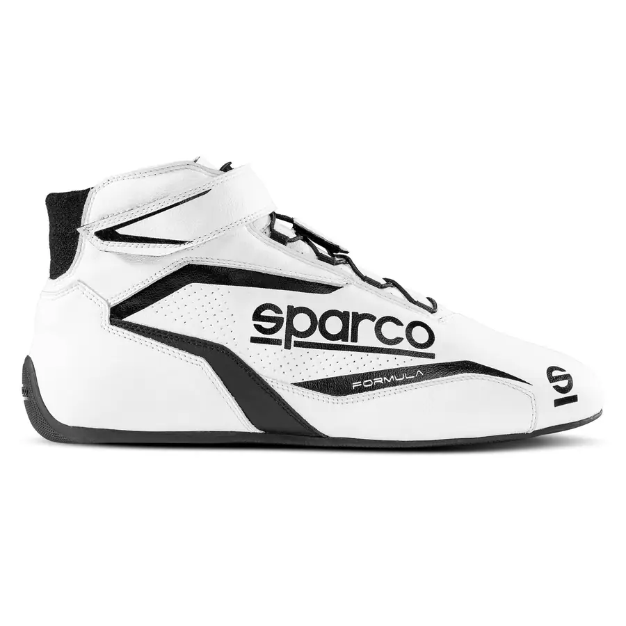 Botines racing Sparco Formula 8856-2018 talla 42 blanco/negro
