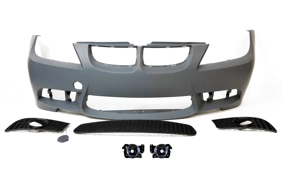 Paragolpes delantero BMW E90 / E91 2005-2008 Look M3 Y Antinieblas ABS - Plástico ABS