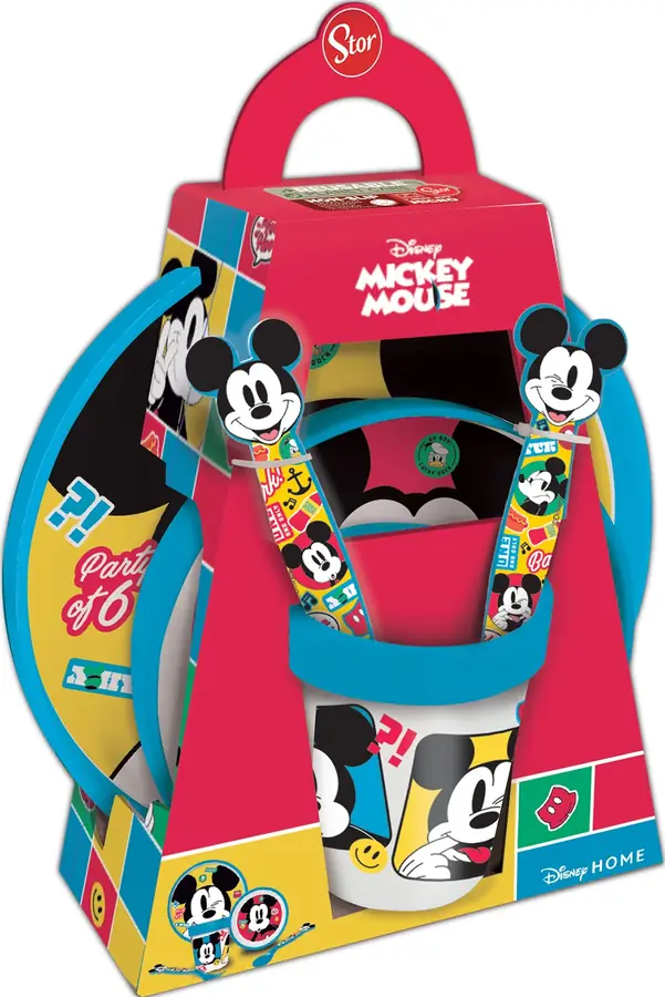 Licensing Set Premium Bicolor Antideslizante 5 Pcs Mickey