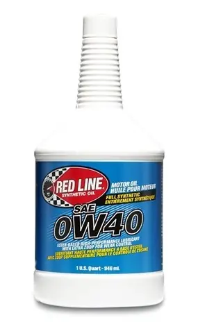 Red Line Aceite Motor Redline Highperformance 0W40 Int'L - 946 ml/Cs12