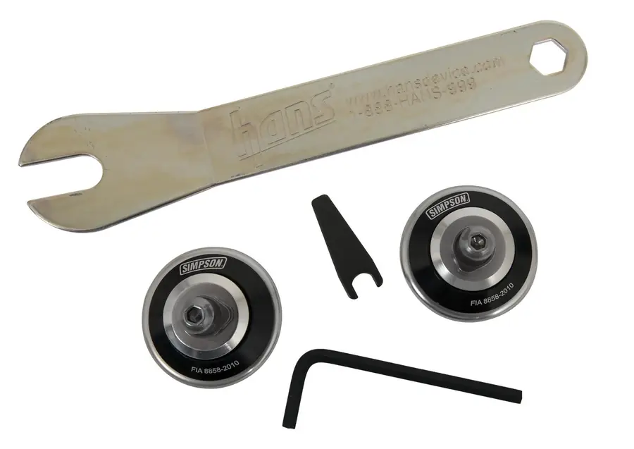 Kit Simpson de Anclaje de Casco de Anclaje de Poste- * Mejora de Hardware de Casco Utilizado para FIA