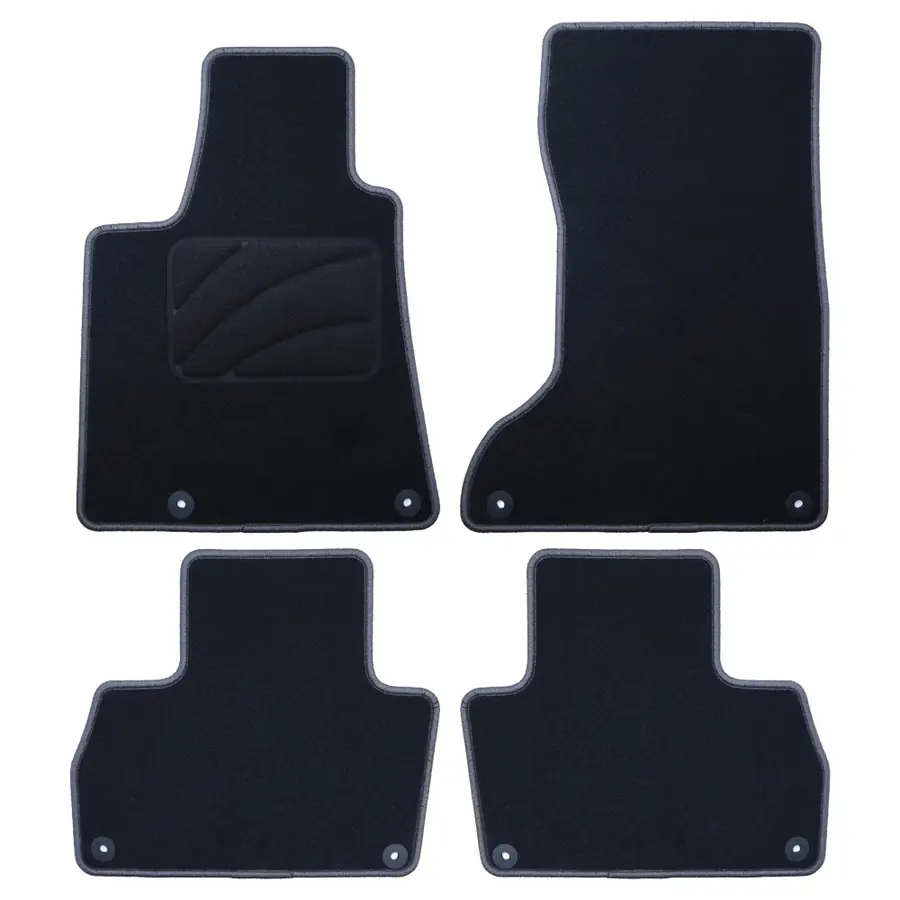 OCC Design Alfombrilla A Medida Maserati Levante (Desde 2016) 5Pz Ribete Gris Oscuro