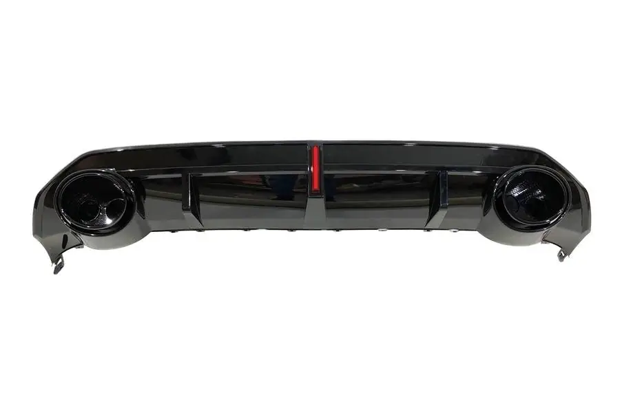 Difusor trasero Audi A3 Sedan 2021+ SLine Look RS3 ABS - Plástico ABS
