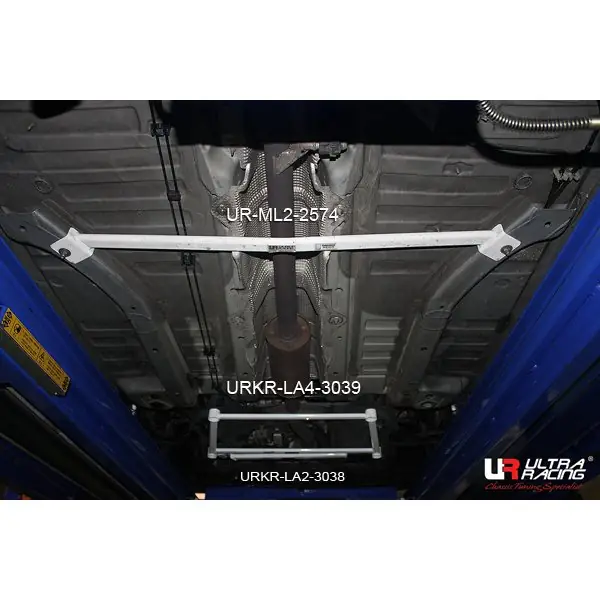 Barra estabilizadora / refuerzo Ultra Racing UR-ML2-2574 para Peugeot 208 Gti (A9) 1.6T 2Wd 2012-2019
